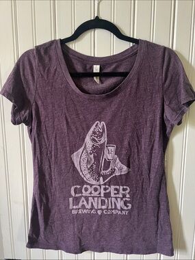 Cooper Landing Brewing Company Purple Tee